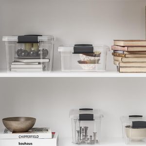 Home New Multiple Specifications <b>Plastic</b> Storage Box Container <b>Bin</b> for Cloths Underwear Socks Sundries Kitchen Organizer with - Product Image 5
