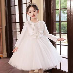 Robe de princesse pour filles HP, robe de demoiselle d'honneur, robe de fête d'anniversaire, robe de concours, robe de récital de piano, costume élégant pour spectacle sur scène - Product Image 5