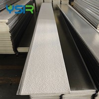 Panneaux muraux extérieurs en métal pour la construction, bardage extérieur, décoration murale, panneaux sandwich en polyuréthane PU