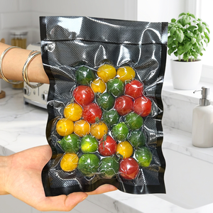 Sacs sous vide gaufrés de qualité alimentaire, transparents, thermoscellables pour viande, poisson, fromage, légumes, stockage au congélateur, directement de l'usine - Product Image 2