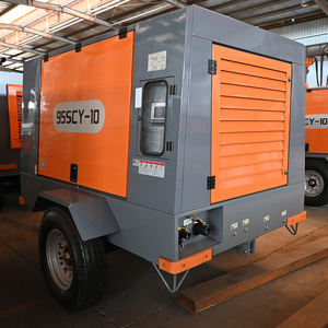 Дизельный двигатель ZEGA 95SCY-7/10, портативный стационарный воздушный компрессор с водяным охлаждением и высоконапорной смазкой, 12/10,5 м³/мин воздуха - Product Image 2