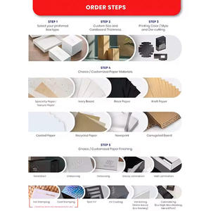 Caja de papel para zapatos OEM, embalaje de cartón de color personalizado con logotipo, caja duradera para zapatos y calzado - Product Image 3