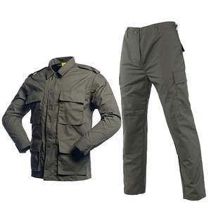 Searrco 100% Cordura 방수 위장 전술 방어 BDU 코트와 바지 세트 통기성 전투 셔츠 남여 공용 - Product Image 4