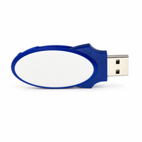 Clé USB pivotante en plastique 2.0, nouvelle, directement de l'usine, logo personnalisé, cadeau d'entreprise, dropshipping, 8 Go-64 Go