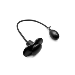 Надувной латексный кляп-расширитель для рта в форме бабочки для взрослых игр - Product Image 5