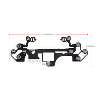 Film conducteur de remplacement pour manette de jeu PS5, film conducteur pour PS5 V1 V2 V3, câble flexible de circuit imprimé, pièces de réparation