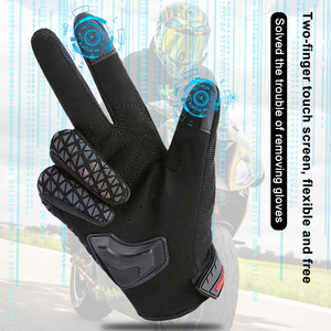 <span class=keywords><strong>Gants</strong></span> de moto printemps-été pour hommes et femmes, coque de protection en TPU, anti-chute, équipement toutes saisons pour motocyclistes - Product Image 6