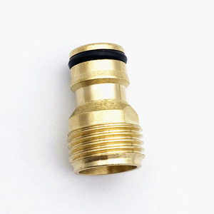 Conector Rápido de Latón de 1/2 Pulgada con Rosca Macho para Tuberías de Calentadores de Agua, Uso Doméstico - Product Image 3
