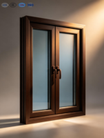 Ventanas y Puertas Abatibles de Aluminio con Doble Acristalamiento, Eficiencia Energética, Venta al Por Mayor