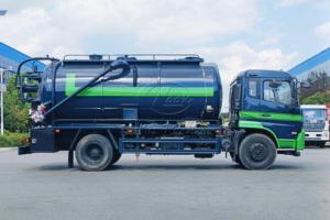 รถทำความสะอาดท่อระบายน้ำ 4x2 6 ล้อ Dongfeng VR 15 ลูกบาศก์เมตร, ขจัดสิ่งอุดตันในท่ออย่างรวดเร็ว, ดูดตะกอนและน้ำเสีย - Product Image 3