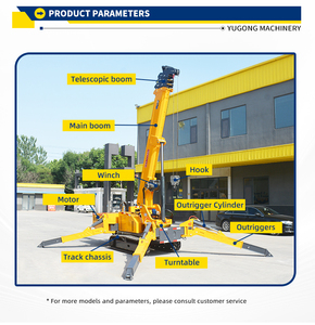 Grúa Araña de Construcción de Marca Privada para Montaje, Operación, Entrenamiento, Instalación y Elevación - Product Image 2