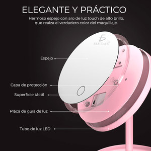 ไฟวงแหวน LED 17.5 ซม. กระจกแต่งหน้าแบบพกพา Tiktok - Product Image 4