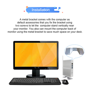 Nouvel ordinateur de bureau mini sans ventilateur Minitree M3 - <span class=keywords><strong>Intel</strong></span> I3 5005U Dual Core 8 Go GDDR4 2x USB2.0 4x USB3.0 SSD+HDD Windows 11 3 ans de garantie - Product Image 5