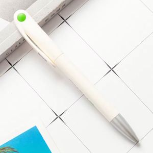 Cadeau publicitaire, logo personnalisé imprimé, stylo à bille promotionnel en plastique recouvert de caoutchouc souple rétractable pour hôtel - Product Image 3