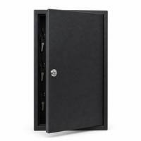 Coffre-fort à clés en acier avec serrure mécanique, armoire murale de rangement pour clés, casier métallique compact, épaisseur 1 mm/3 mm pour hôtels