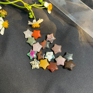 Colgante de Jade Natural con Estrella de Cinco Puntas de 15 mm, Joyería, Accesorios Pequeños, Adornos de Cristal, Adornos DIY, Ágata Pura Hecha a Mano, Moderna - Product Image 3