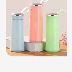 IStapromo Gifts Creative Fashion Bouteille d'eau en verre à double paroi de 400 ml, résistante aux hautes températures, avec logo personnalisé - Product Image 6