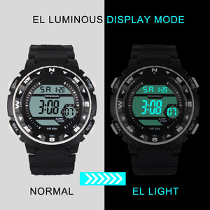 Nuevo Reloj Deportivo de Moda para Niños, Reloj de Pulsera de Plástico, Cronógrafo con Alarma, <span class=keywords><strong>Cronómetro</strong></span>, Resistente al Agua 50M, Relojes Digitales para Hombre - Product Image 5