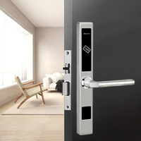 Cerradura Inteligente para Hotel o Apartamento Europeo con Tarjeta RFID T57 o M1, con Sistema de Software de Gestión Gratuito