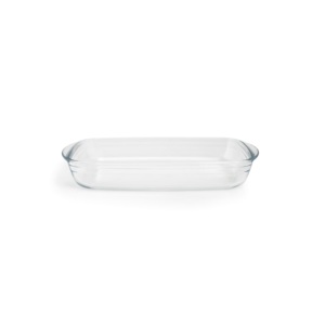 Casseruola in Vetro Excelsa 32,5x20,5x5 Cm Rettangolare, Adatta per Forno, Microonde e Lavastoviglie, Design Minimalista e Durevole - Product Image 1