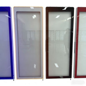 โกดังสินค้าแบบประตูกระจกควบคุมอุณหภูมิสองระดับ ระบบทำความเย็นด้วยอากาศ สำหรับจัดเก็บและกระจายสินค้าประเภทนมสดแช่เย็นจำนวนมาก - Product Image 5