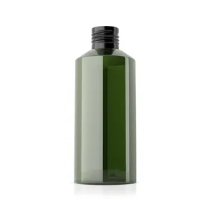 Wholesale 50ML100ML150ML200ML Green Bottle Hair Oil Shampoo Lotion Bottle With Cap For Cosmetic Hand Wash Packaging