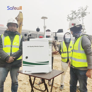 Analisa Kualitas Udara Luar Ruangan Industri Transmisi Nirkabel 4G Mendeteksi NO2 SO2 H2S NH3 VOC O3 CO PM2.5 PM10 Siap untuk Tenaga Surya - Product Image 3