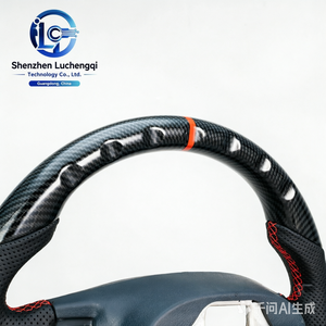 Volante Deportivo de Fibra de Carbono Modificado Compatible con <span class=keywords><strong>Seat</strong></span> <span class=keywords><strong>Cupra</strong></span> 2013 a 2019 - Product Image 5