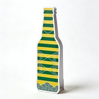 Présentoir à vin portable et pliable en PVC ECO-DISPLAY, support rotatif pour bouteilles d'alcool, pour la promotion en magasin de détail