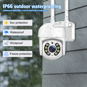 Cámara de Seguridad Exterior WiFi 2K 3MP, PTZ 360 °   Cámara de Vigilancia Doméstica con Detección Humana por IA - Product Image 6
