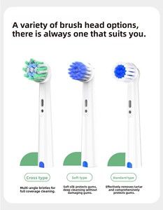 Kit <span class=keywords><strong>de</strong></span> <span class=keywords><strong>brosse</strong></span> <span class=keywords><strong>à</strong></span> dents <span class=keywords><strong>électrique</strong></span> rotative rechargeable pour soins bucco-dentaires, 2 têtes <span class=keywords><strong>de</strong></span> <span class=keywords><strong>brosse</strong></span>, 3 modes, <span class=keywords><strong>étui</strong></span> <span class=keywords><strong>de</strong></span> <span class=keywords><strong>voyage</strong></span>, remplacement domestique - Product Image 6