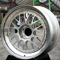 Rines de Aleación Forjados en Plata de 3 Piezas con Diseño de Canasta de Mimbre de 18, 19 y 21 Pulgadas 5x112 para Autos Clásicos BMW E46 E90 Sedán