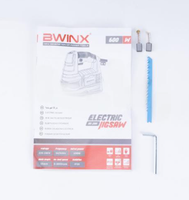 Scie à découper BWINX 55 mm pour le bois, machine électrique de menuiserie portable, 6 vitesses variables, certifiée CE, scies électriques industrielles