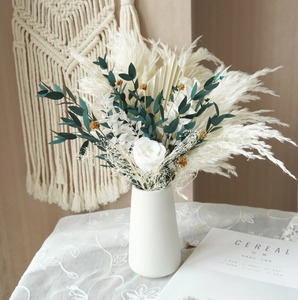 Bouquet de roseaux des marais séchés, 65 pièces par lot, plantes naturelles, arrangement floral, pour un mariage, pour la maison - Product Image 5