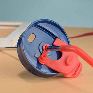 40OZ 3-Piece Stainless Steel Vacuum Car Refrigerator Cup Dual Drinking Straw Gradient Color Handle Portable for Car Use - Product Image 6