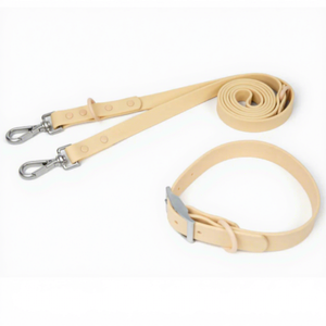 Collier de chien tactique durable à dégagement rapide, chromé, classique, rembourré en polyester, avec boucle à dégagement rapide, moderne, simple, lisse, en PVC souple - Product Image 2