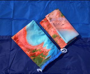 Serviette de plage ronde Superdry personnalisée à imprimé animal, grande taille, en microfibre, pour adulte, toutes saisons, taille genou, jetable, anti-sable, avec pompons - Product Image 4