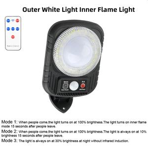 Luces solares LED para exteriores, lámpara alimentada por energía Solar con detección de movimiento del cuerpo humano, luz de pared para jardín, IP65, impermeable, para garaje, balcón, escalera - Product Image 2