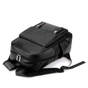 Hot Sale Unisex Large Capacity PU Daily <b>Backpack</b> Luxury Business Laptop <b>Backpack</b> Design for School Office Travel - Product Image 4