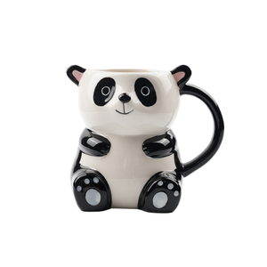 Mug panda personnalisé en forme d'animal Mug 3D unique en grès Cadeau anime mignon et drôle Mug en céramique - Product Image 5
