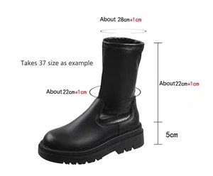 Winter/Spring Anti-<strong>Slip</strong> Thigh High Knee High Flat Ankle Mid Calf <strong>Women</strong> <strong>Boots</strong> Size 35-43 - Product Image 3