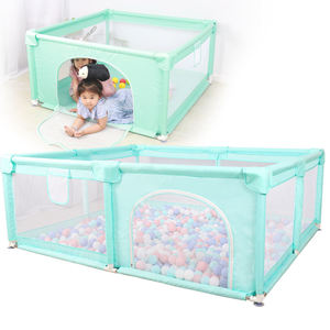 Enceinte de jeu pour bébé avec garde-corps de sécurité pour <span class=keywords><strong>apprendre</strong></span> à marcher et à ramper pour <span class=keywords><strong>la</strong></span> chambre à coucher. - Product Image 5