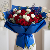 Lot de 10 papiers d'emballage kraft floraux écologiques et recyclables de 50x50cm pour bouquets de fleurs fraîches et emballages cadeaux