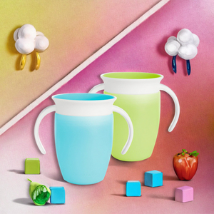 Tasse d'Apprentissage Magique Bébé 360° Anti-Fuite Anti-Étouffement en Silicone avec Poignée Portable dès 6 Mois Anti-Déversement Miracle - Product Image 3