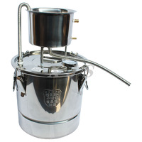 Mini maison utilisant un distillateur d'huile essentielle de rose en acier inoxydable distillateur d'huile essentielle Moonshine Still