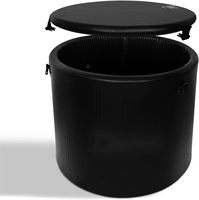 Vente chaude Glace Bain Baril Gonflable Eau Froide Trempage PVC Portable Baignoire Froide Plongeante Baignoire Compatible Avec Glace Bain Refroidisseur
