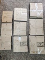Machine de découpe hydraulique manuelle pour sacs et gilets, avec découpe à la presse pour la production de sacs en plastique et de t-shirts