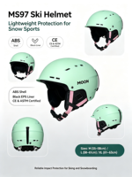 Casque de ski unisexe léger et neuf, coque en ABS, certifié CE, résistant aux chocs, pour le ski et le snowboard