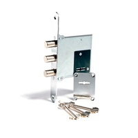 Serrure à mortaise pour porte intérieure en acier/aluminium/laiton/bois, de sécurité, pour usage domestique, modèle Upper Locks, Israël