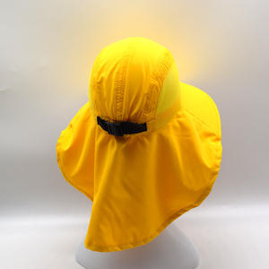 Sombrero para el sol personalizable para niños Sombrero de capa transpirable de secado rápido de ala ancha para actividades al aire libre - Product Image 1